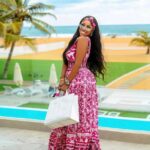 Sleeveless summer Long Maxi Dress.