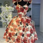 floral-fit-flare-dress