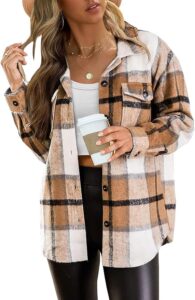 automet-flannel-plaid-shacket-women